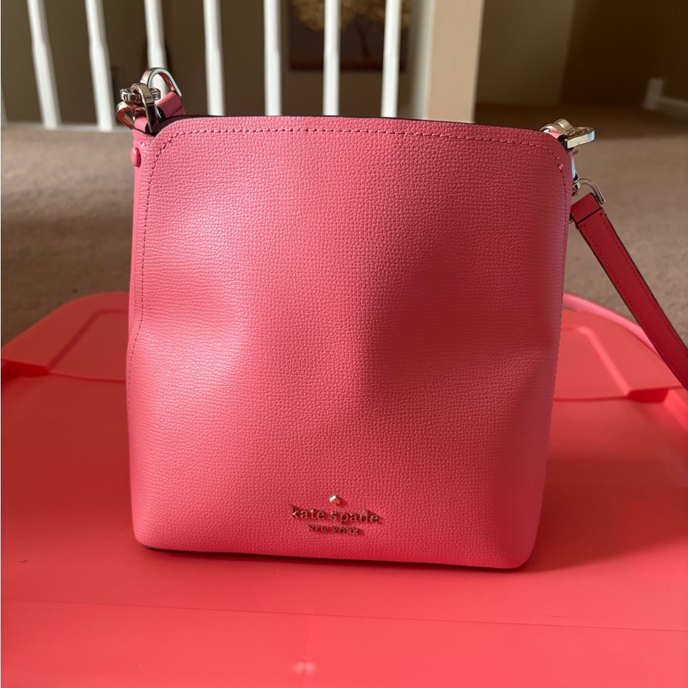 Kate Spade Pink Crossbody Bag Bucket Style